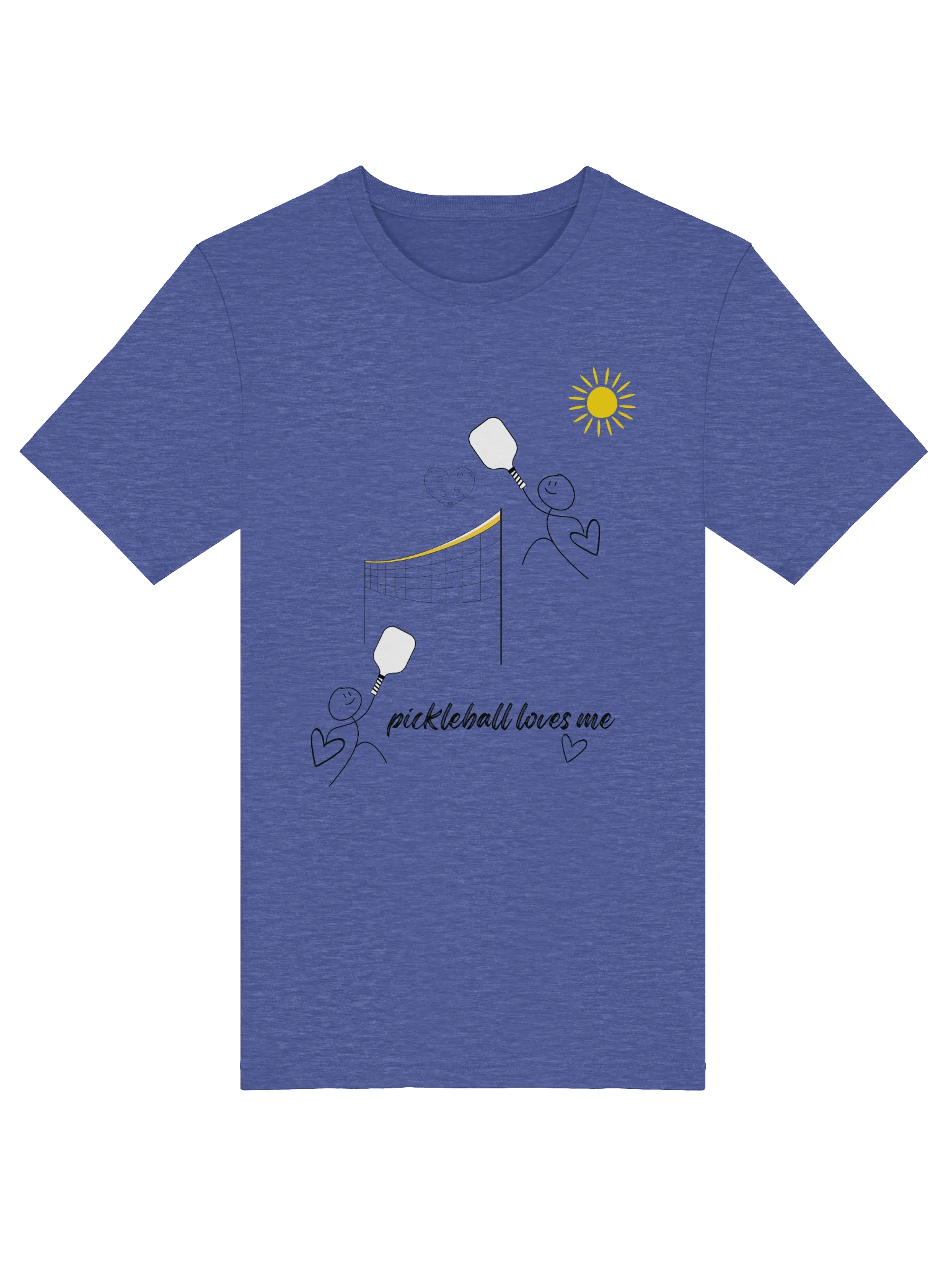 Pickleball Loves Me Bella Supersoft Unisex T-Shirt product image (1)