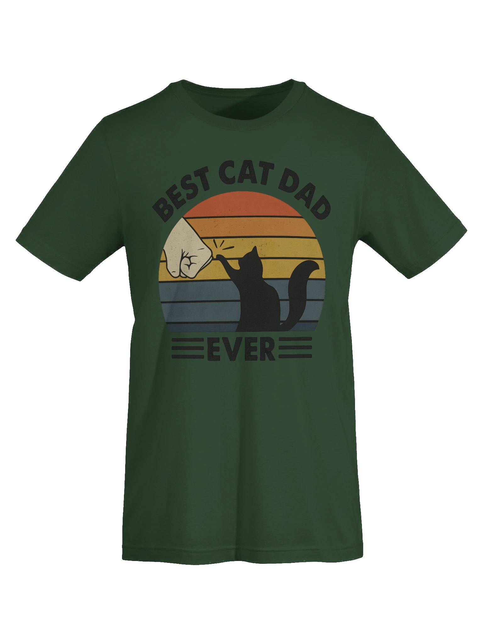 Best Cat Dad Ever T-Shirt | Funny Big Brother Shirt Gift for Cat Lovers & Pet Dads product image (7)