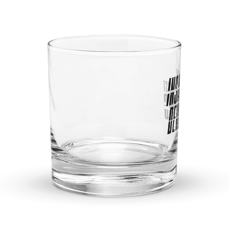 Eclipse Rocks Glass — Black Logo product image (3)