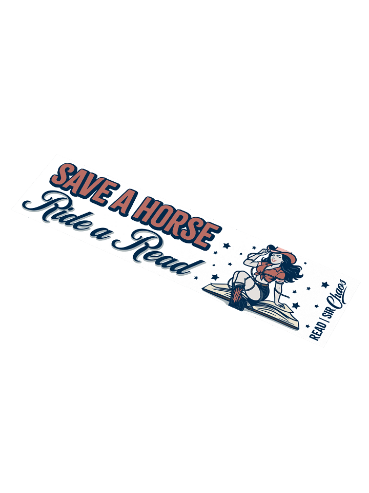 Save a Horse Long Sticker product image (1)