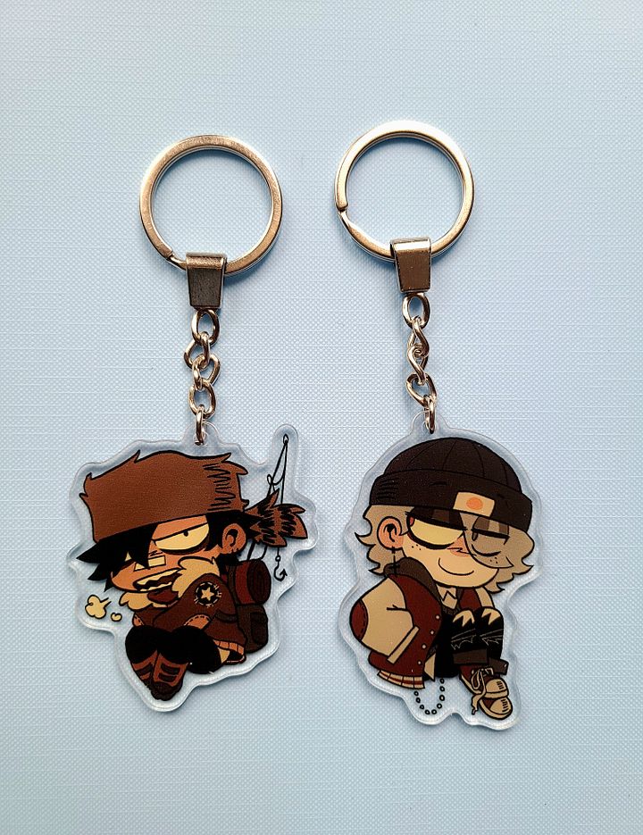 Nil and Dimitri Acrylic Charm Set product image (1)