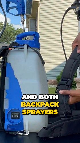 The XStream and the Storm both have great padding which makes spraying very comfortable. 

#lawn #diy #lawncare