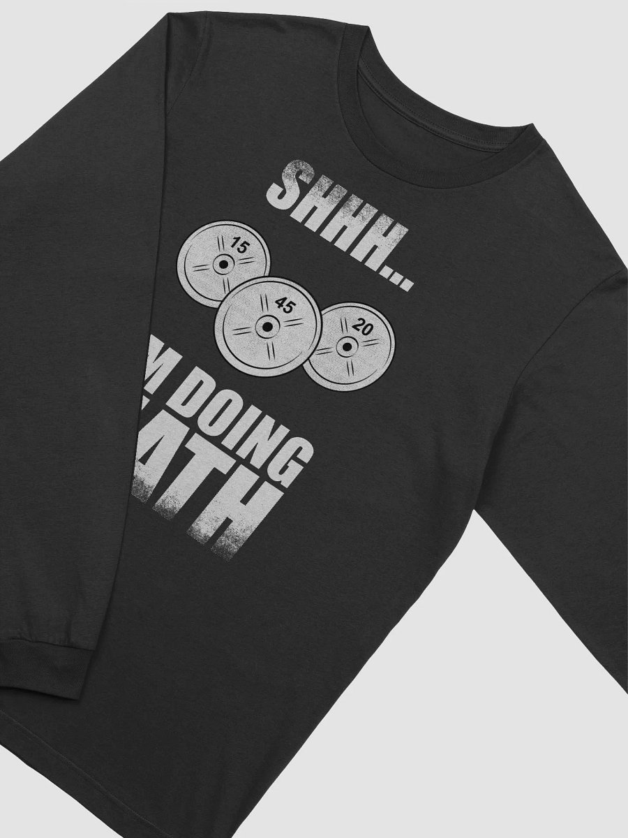 Shhh... I'm Doing Math Funny Supersoft Long Sleeve product image (3)