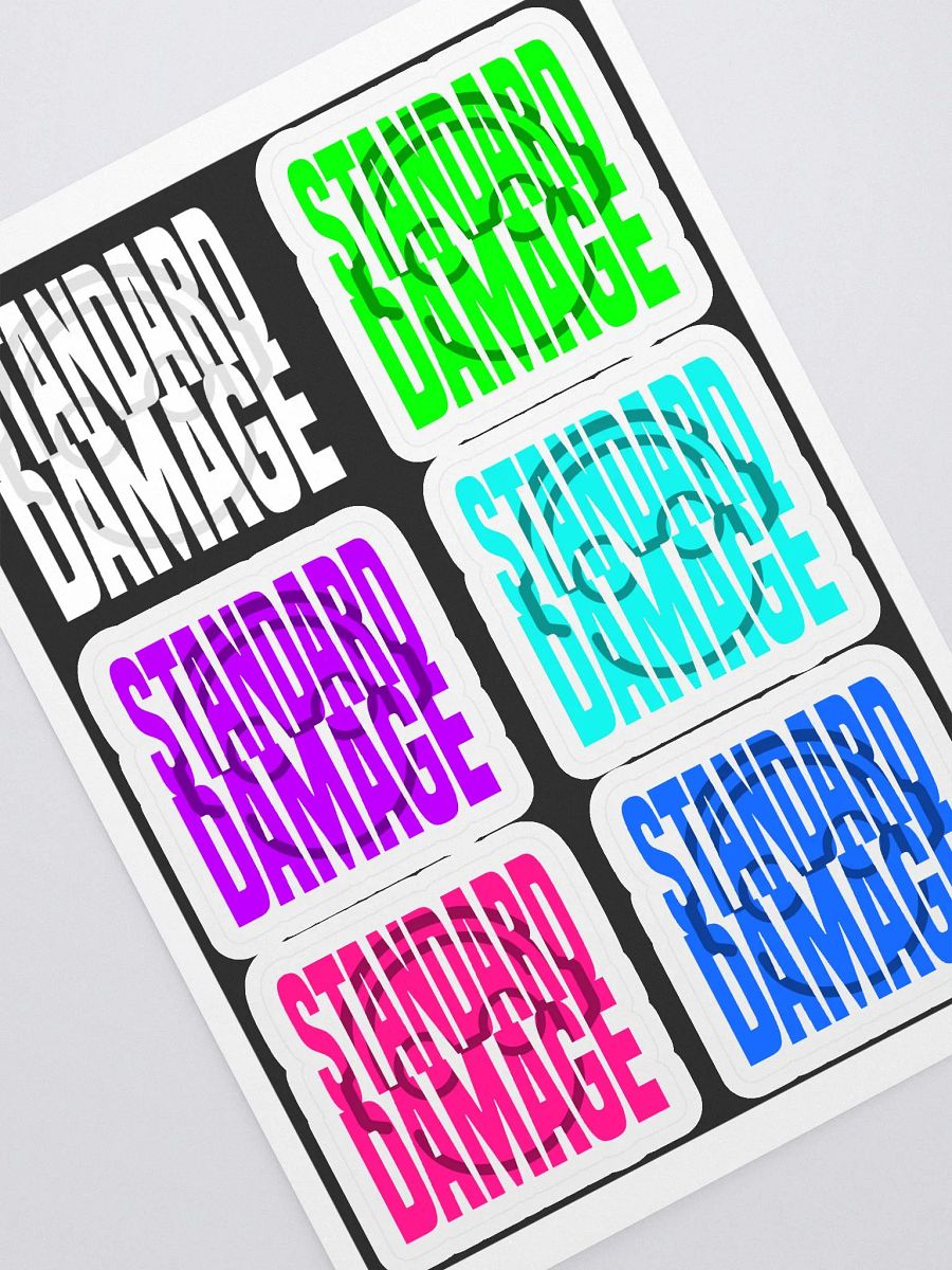 Rainbow Collection Neon Sticker Sheet product image (2)