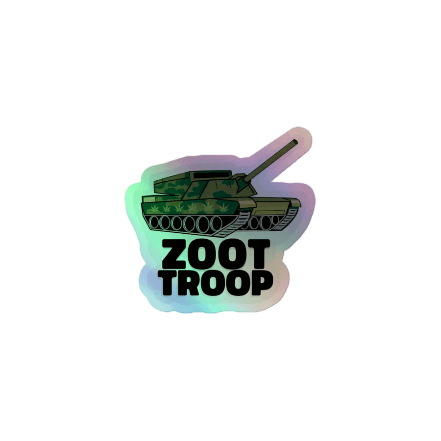 Zoot Troop Leafless Holographic sticker product image (1)