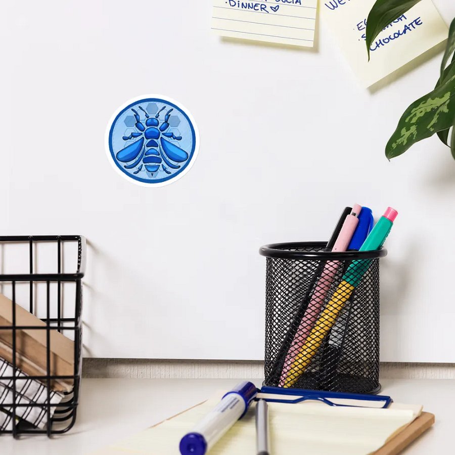 Blue Bees Magnet product image (10)