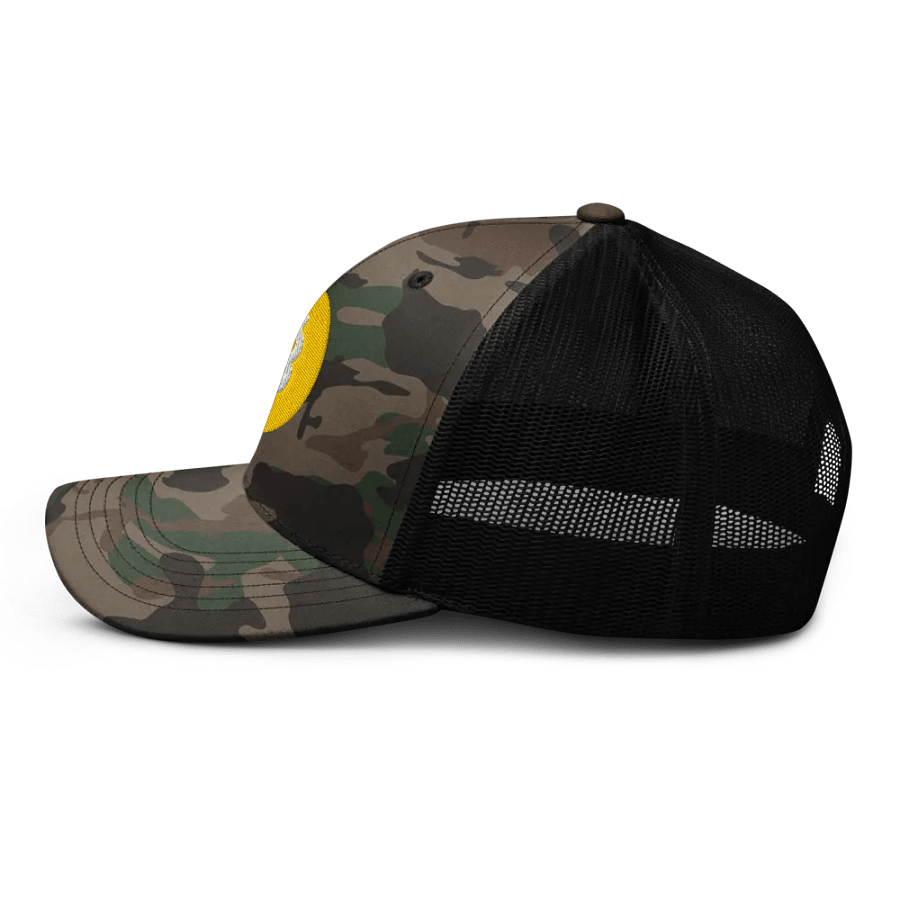 Bitcoin Logo Embroidered Camo Hat product image (4)