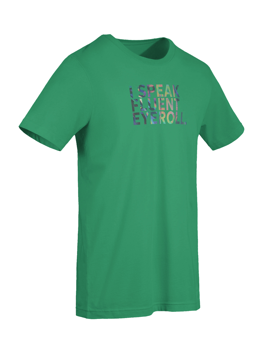 Holographic Eyeroll Statement Tee product image (84)