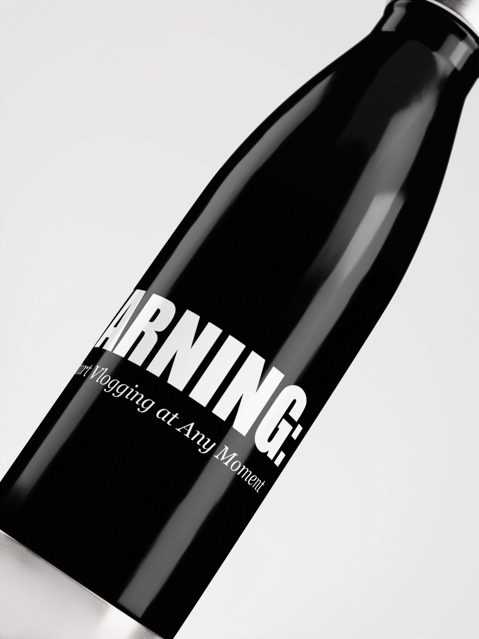 Warning: May start vlogging at any moment Water Bottle product image (10)