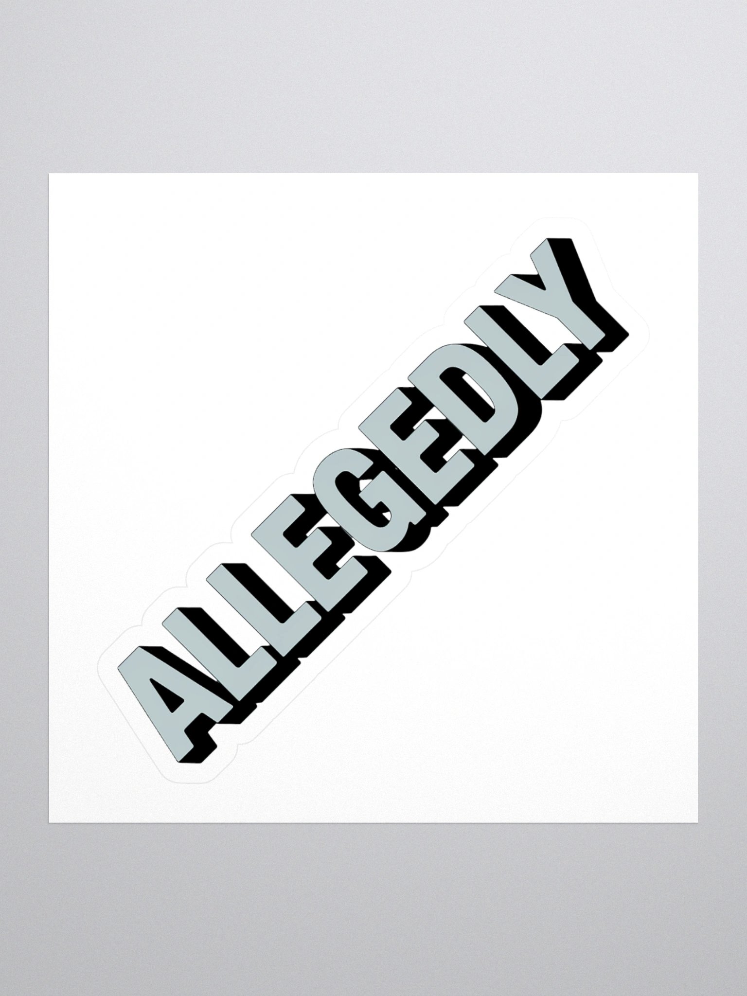 Allegedly (BOLD) Sticker — AL.STKR-02 product image (1)