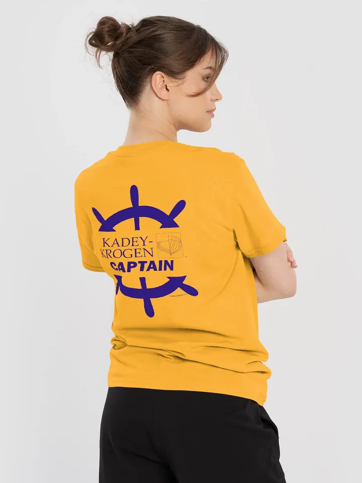 Kadey-Krogen Captain - T-Shirt - Light Shirt w/Blue Logo product image (1)