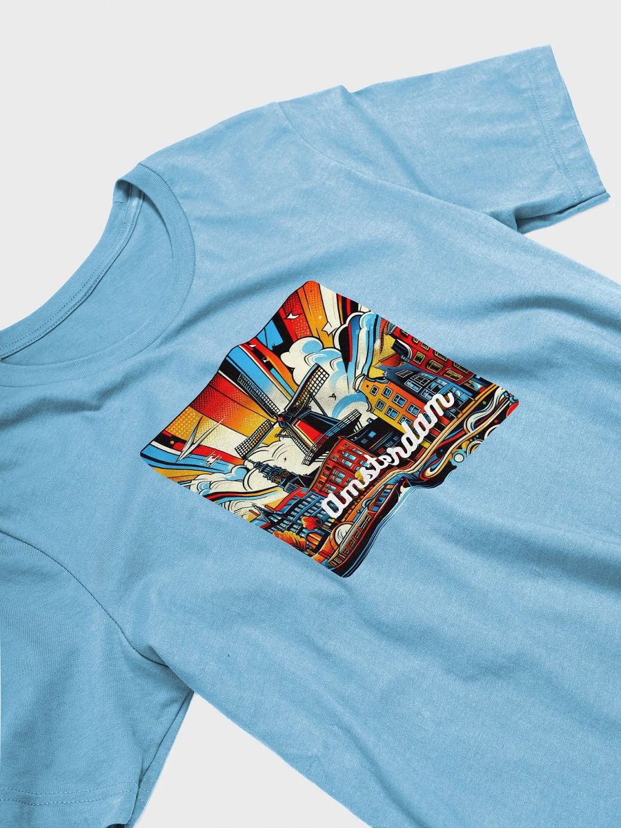 Bella+Canvas Supersoft T-Shirt | AI design amsterdam city product image (3)