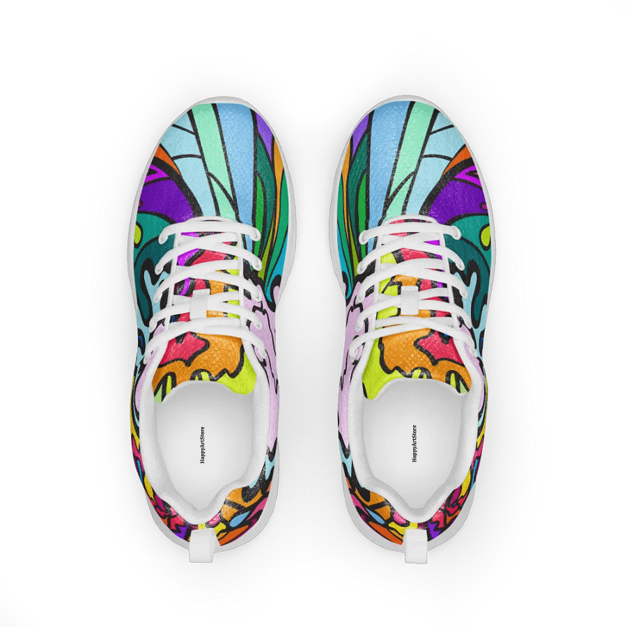 Energize Your Stride: Vibrant Women's Athletic Shoes - Wave at Sunset product image (1)