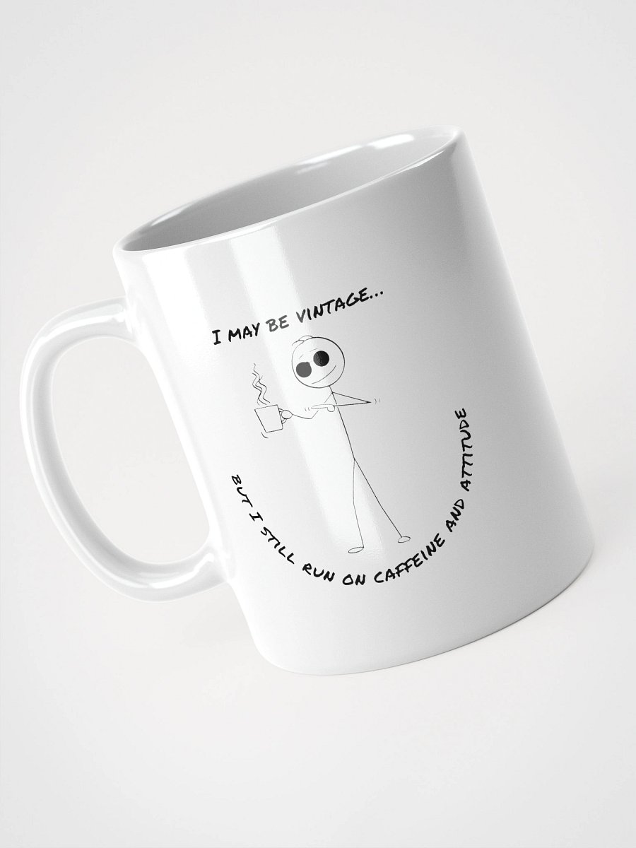 Vintage Fuel: Caffeine & Attitude Mug product image (8)