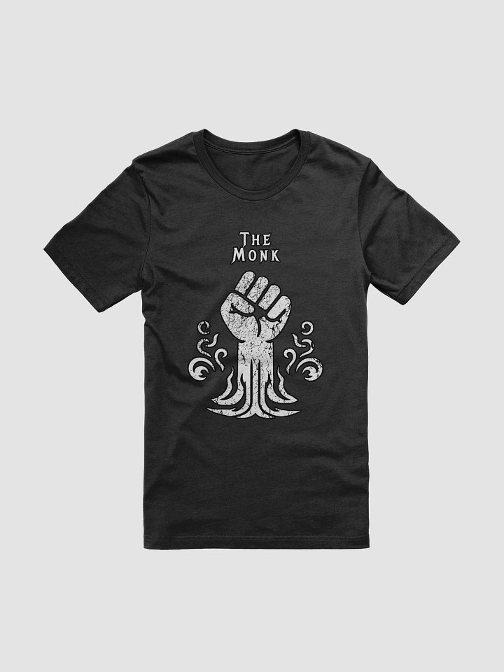 Monk Shirt, Grunge Tarot-Inspired Roleplaying Class Symbol Tee product image (3)