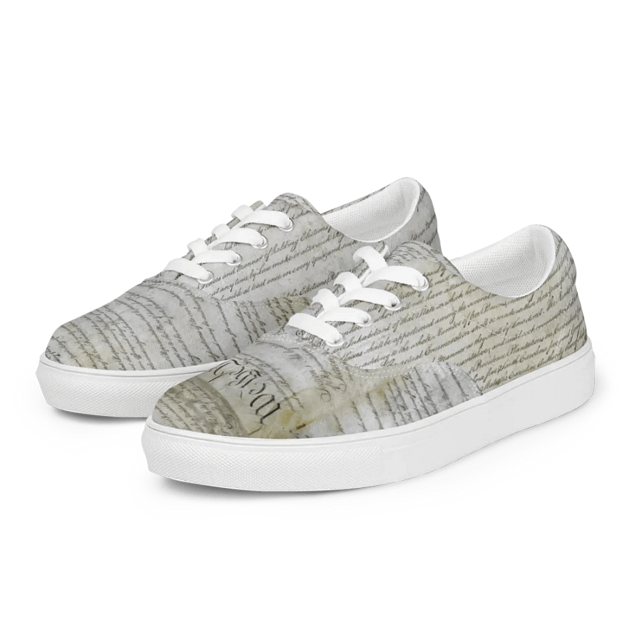 "Composition" Womens Canvas Shoes product image (7)
