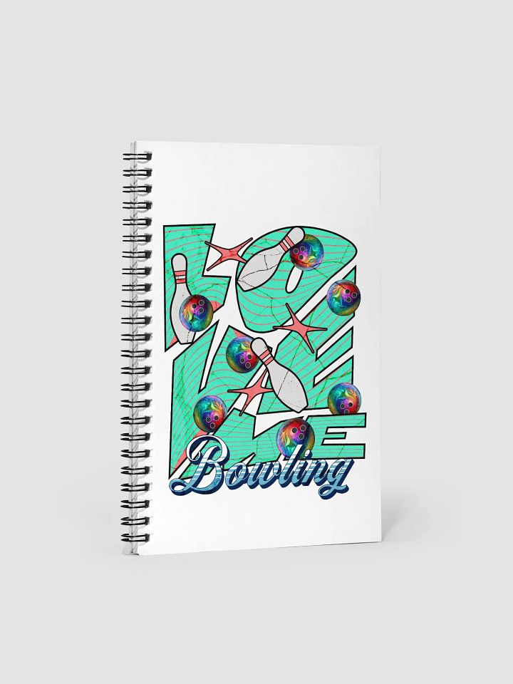Love Me Bowling Spiral Notebook product image (2)