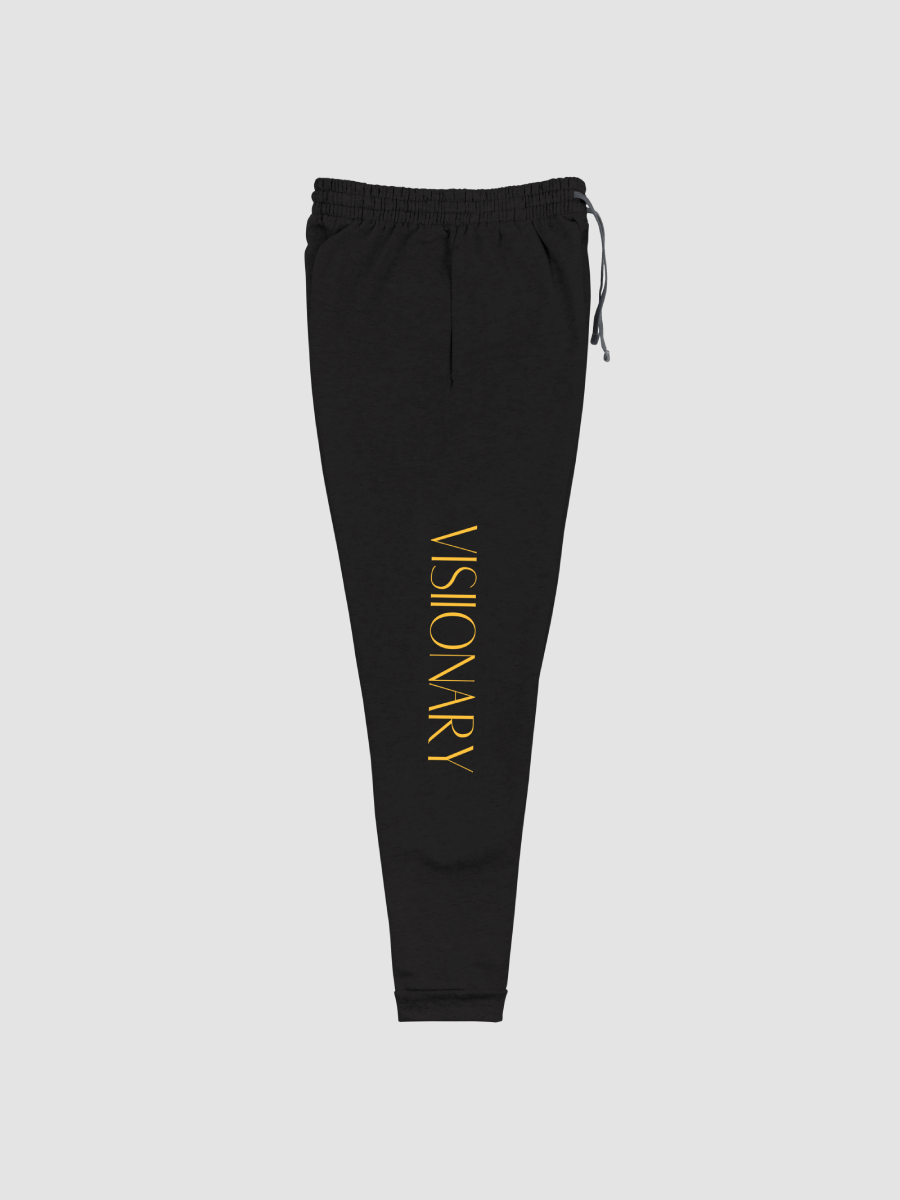 Visiionary Unisex Joggers - Gold Text product image (1)
