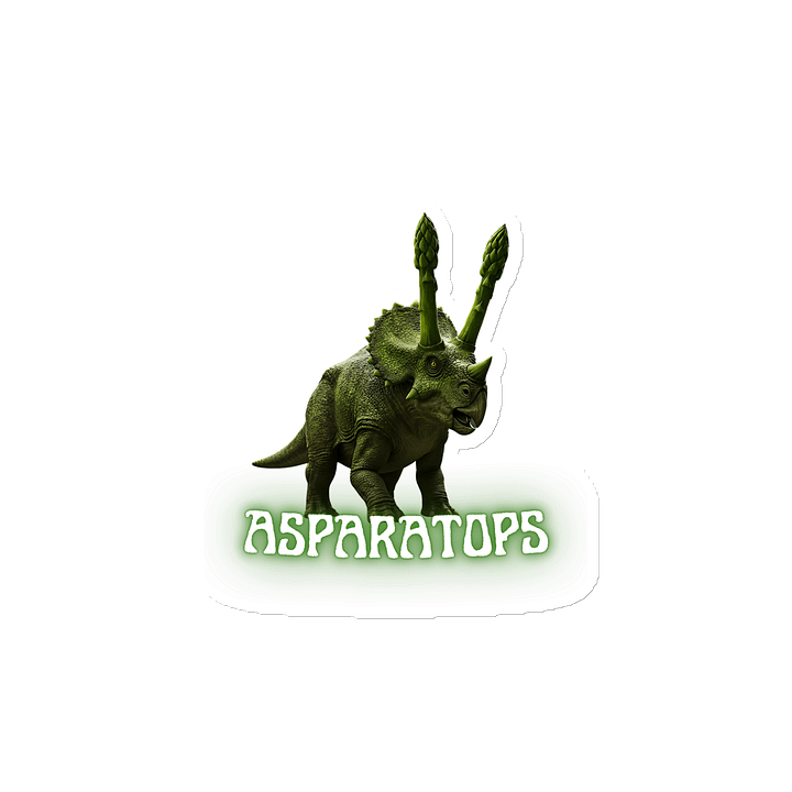 Asparatops - Triceratops and Asparagus Dinosaur Magnet product image (2)