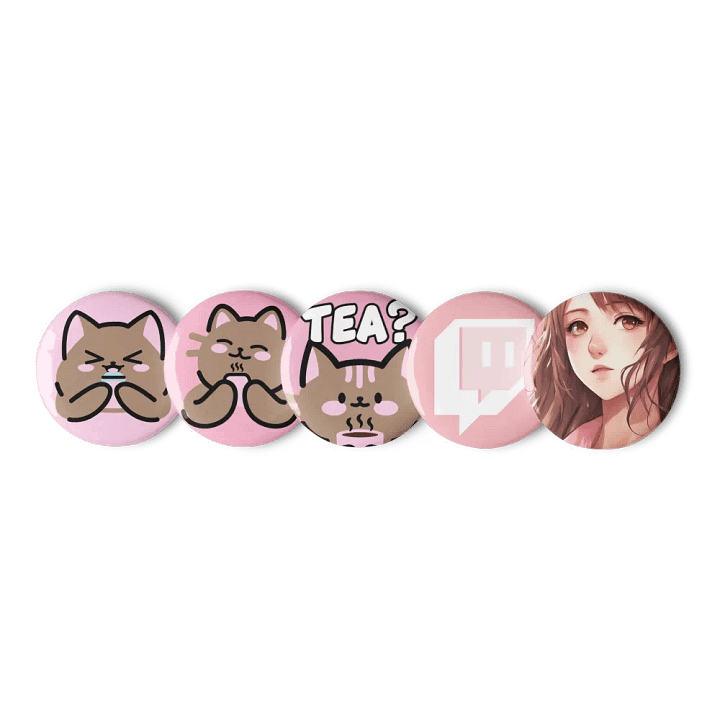 Soft Twitch Chatter Pin Buttons product image (1)
