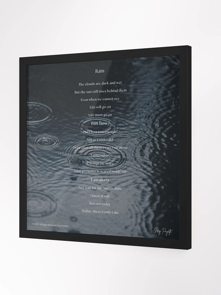 Rain - a Poem by Greg Payette product image (18)