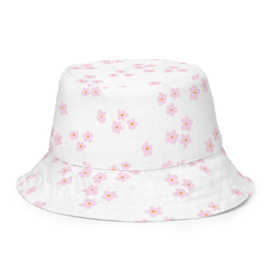 PINK DAISY COTTAGE PATTERN BUCKET HAT REVERSIBLE - Diesen Hut hat niemand ausser Dir ! product image (11)