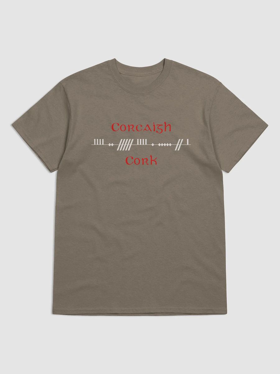 Cork/Corcaigh Scholastic style Ogham Printed T-shirt product image (1)