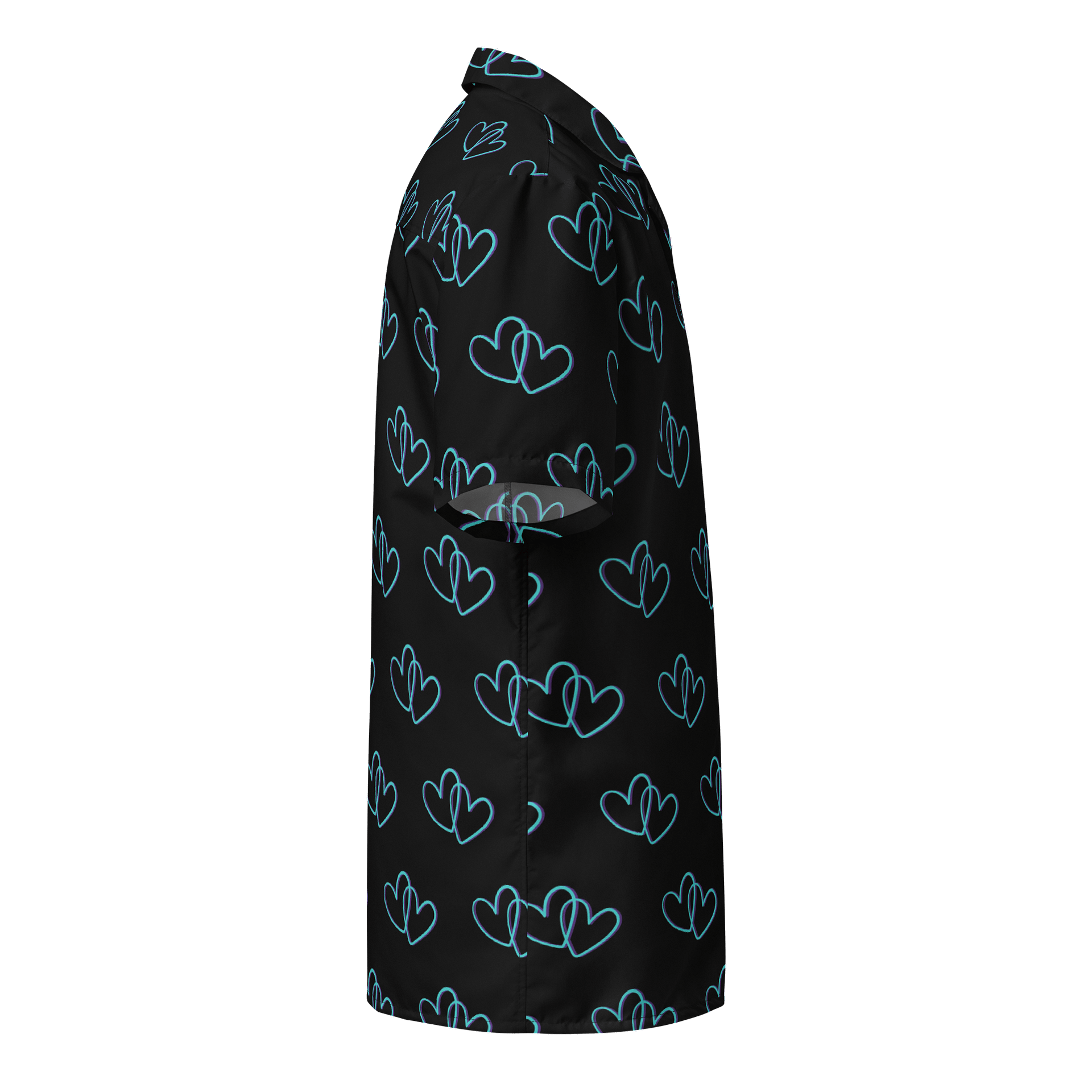 Black Heart Button-Up Shirt product image (4)