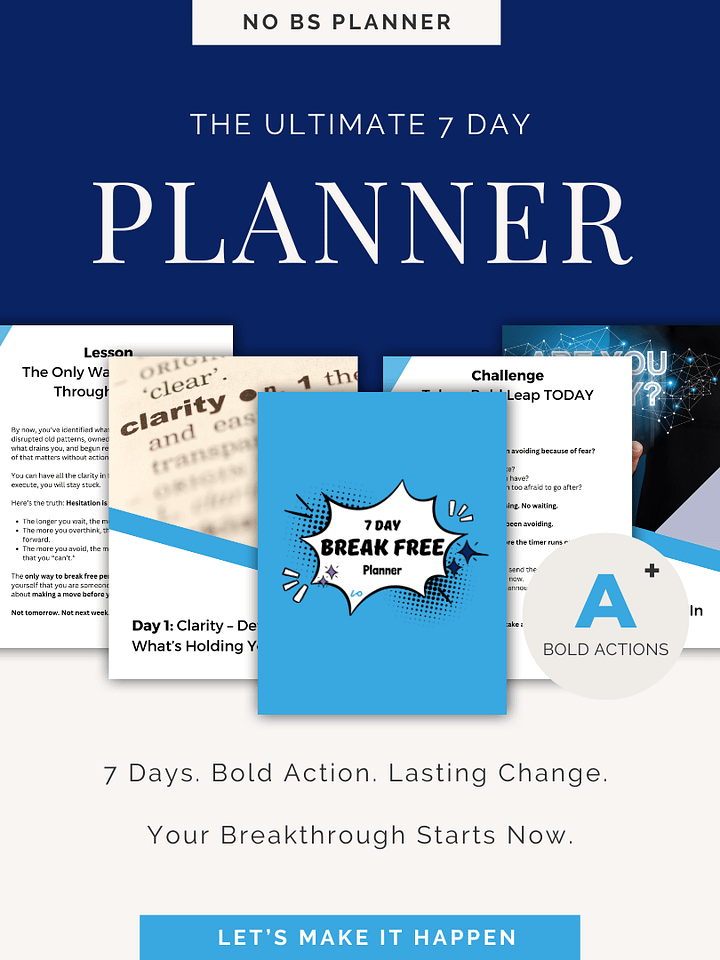7-Day Break Free Digital Planner product image (1)