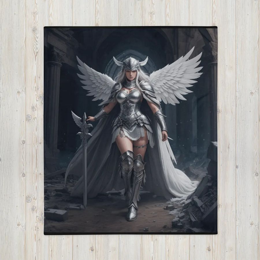 A Beautiful Valkyrie Throw Blanket product image (16)