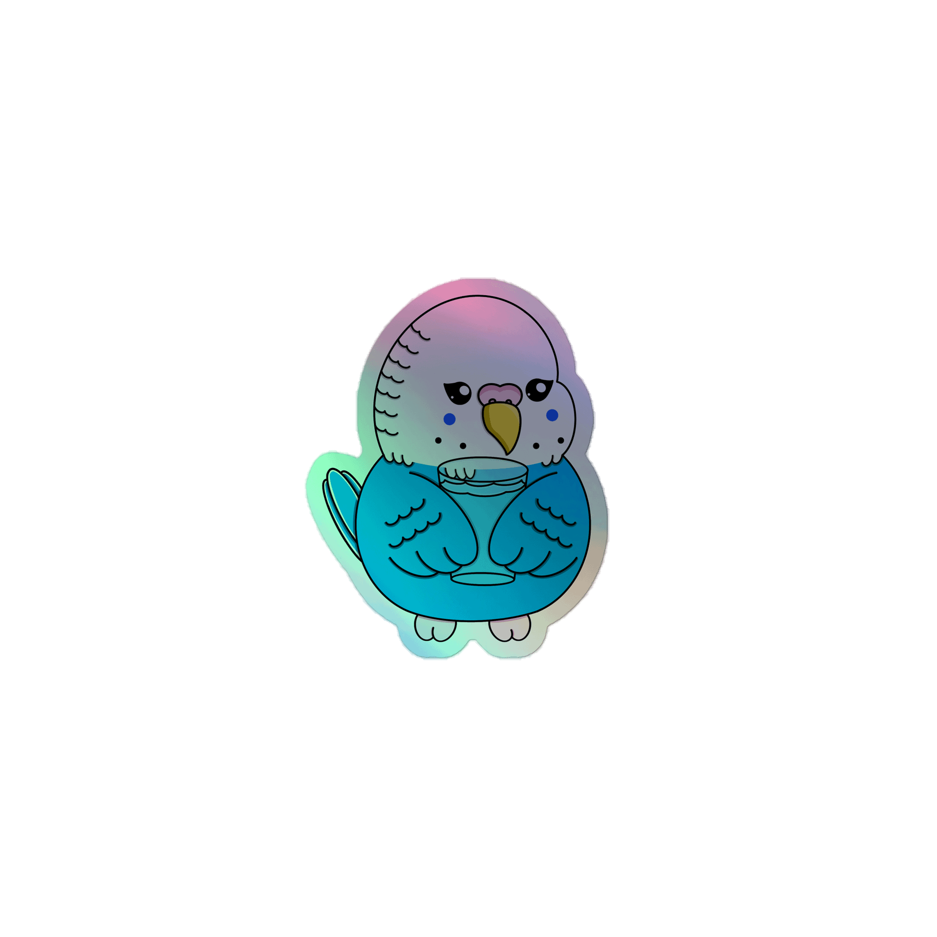 Hydrate Holographic Sticker product image (1)