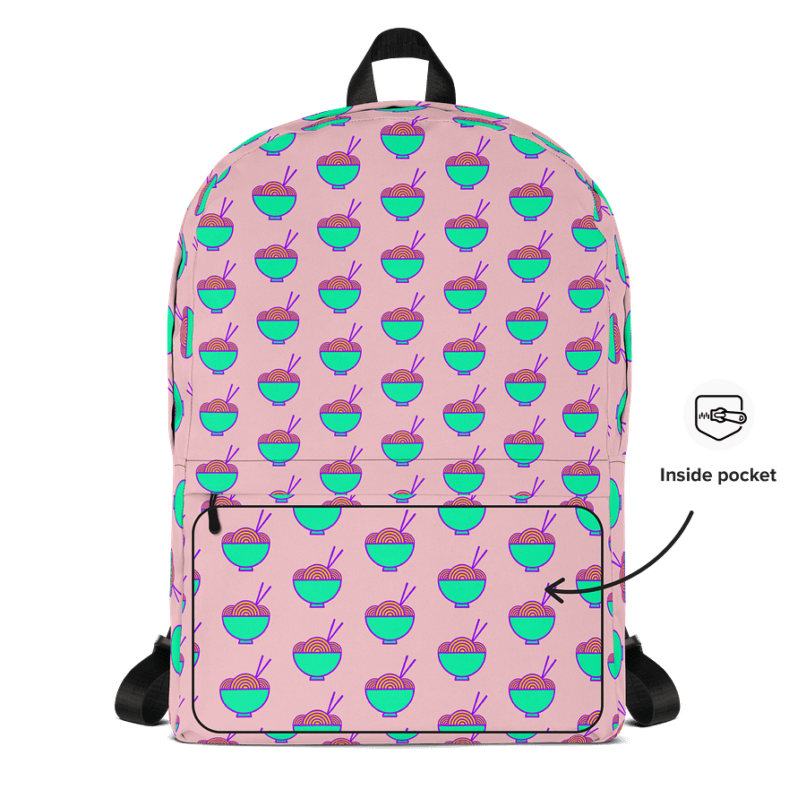 Noodle Crew Backpack! (Pink) product image (5)