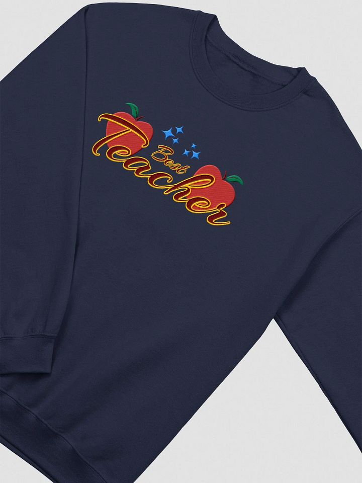 "BEST TEACHER" / EMBROIDERED SWEATSHIRT product image (1)