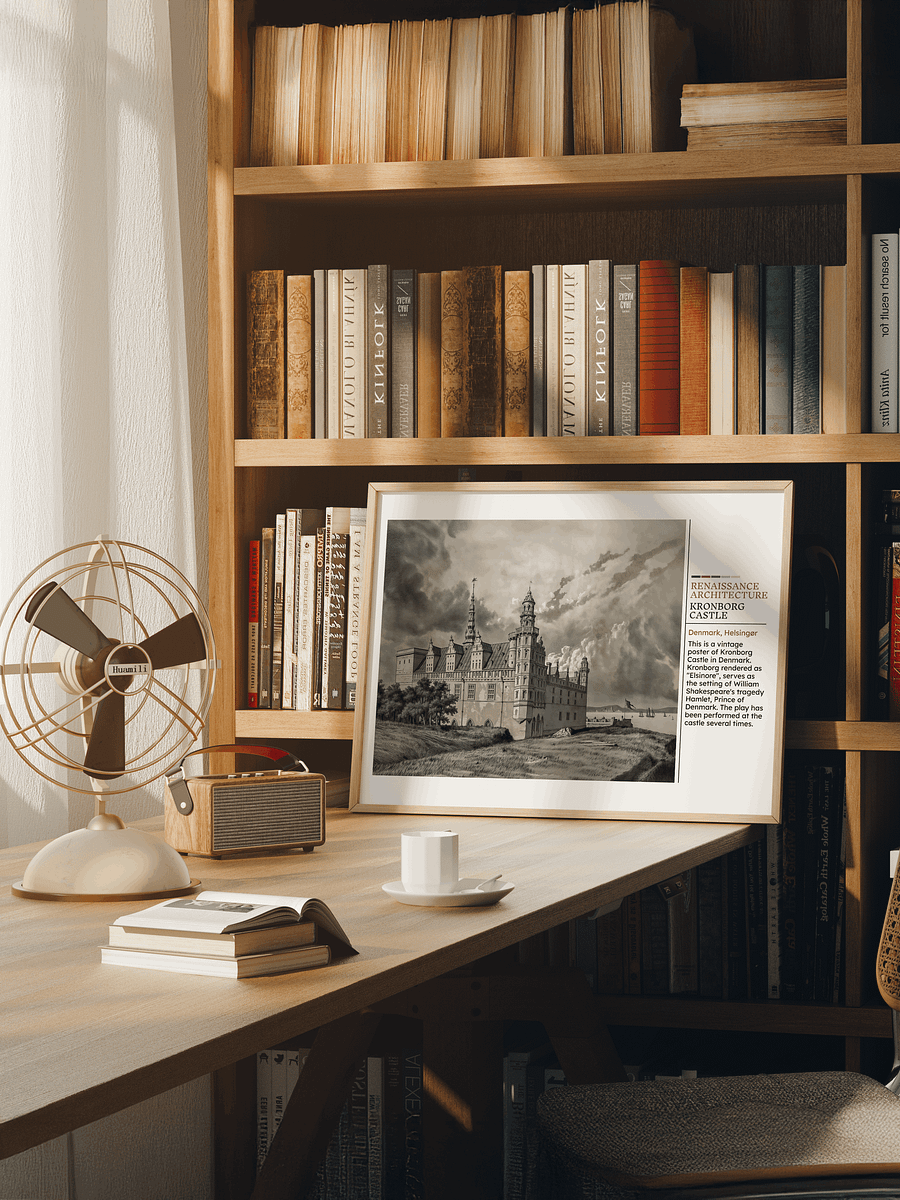 Kronborg castle - Vintage poster - Landscape product image (3)