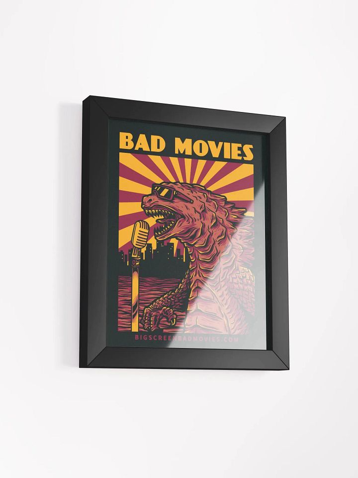 Bad Movies Giant Monster Wood Framed Matte Poster product image (34)