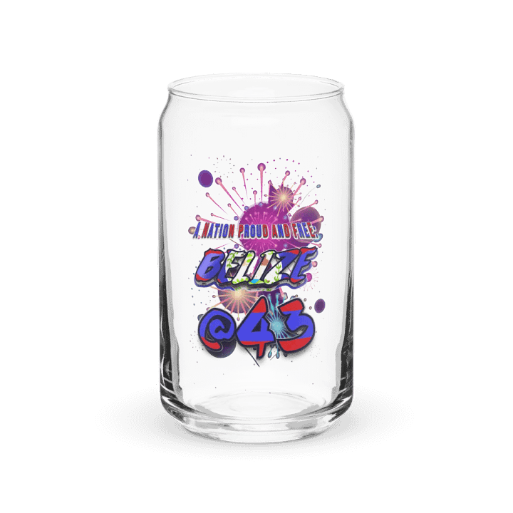 Belize September Celebrations 2024 Can Glass product image (1)