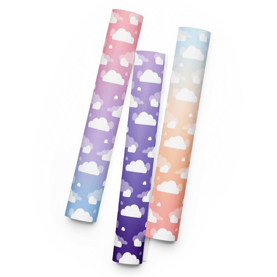 Cloudy Sky Wrapping Paper Trio product image (5)