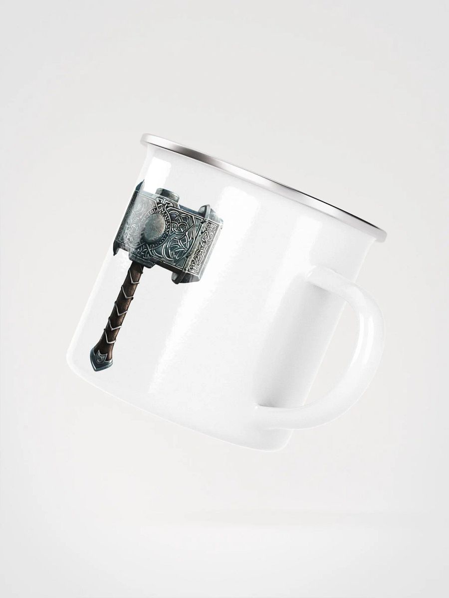 Mjolnir - Thor's Hammer Enamel Mug product image (3)