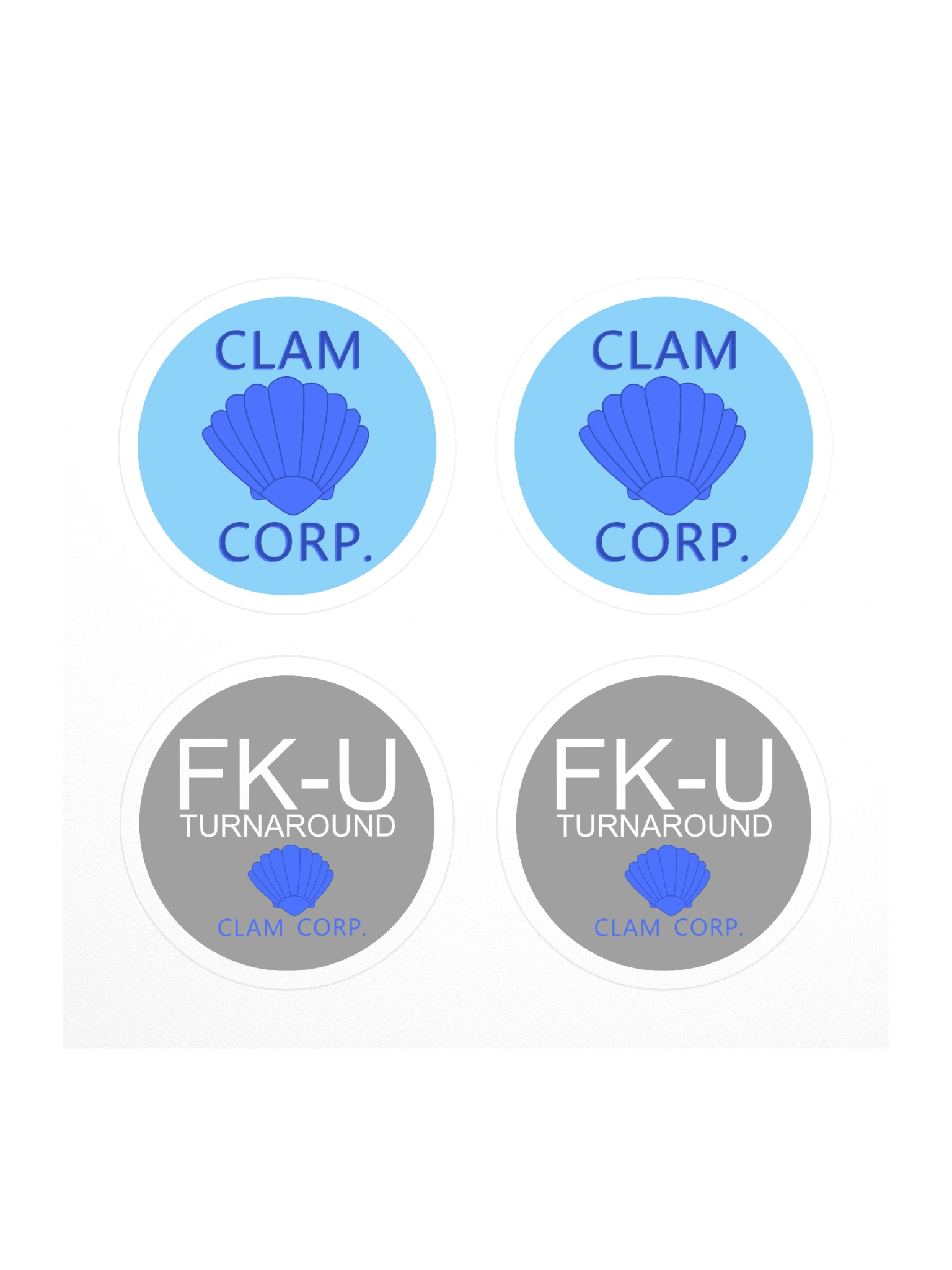 Clam Corp Stickers product image (1)
