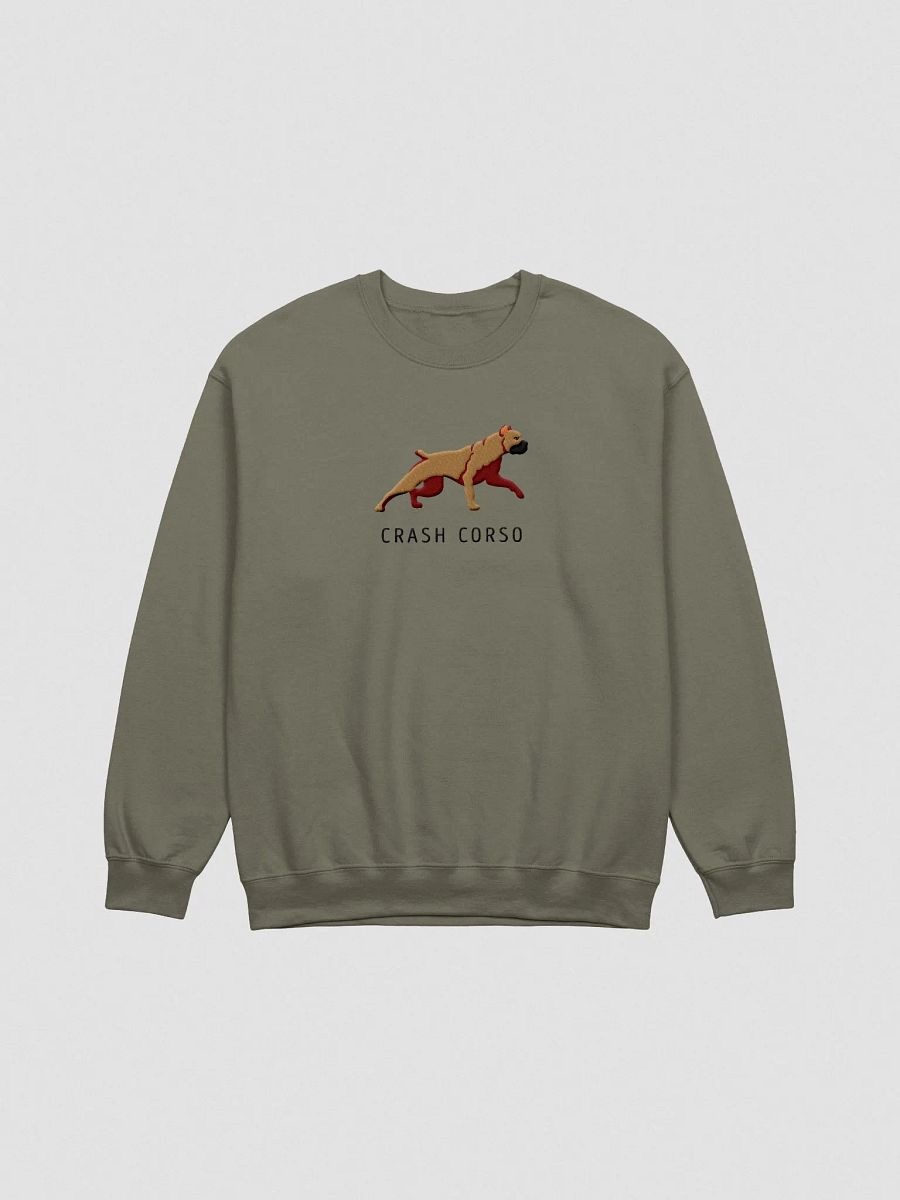Crash Corso Sweatshirt (Embroidered) of a Cane Corso(Tan/Fawn) product image (4)