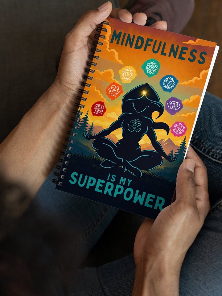 Mindfulness Is My Superpower - Spiral Journal Notebook product image (2)