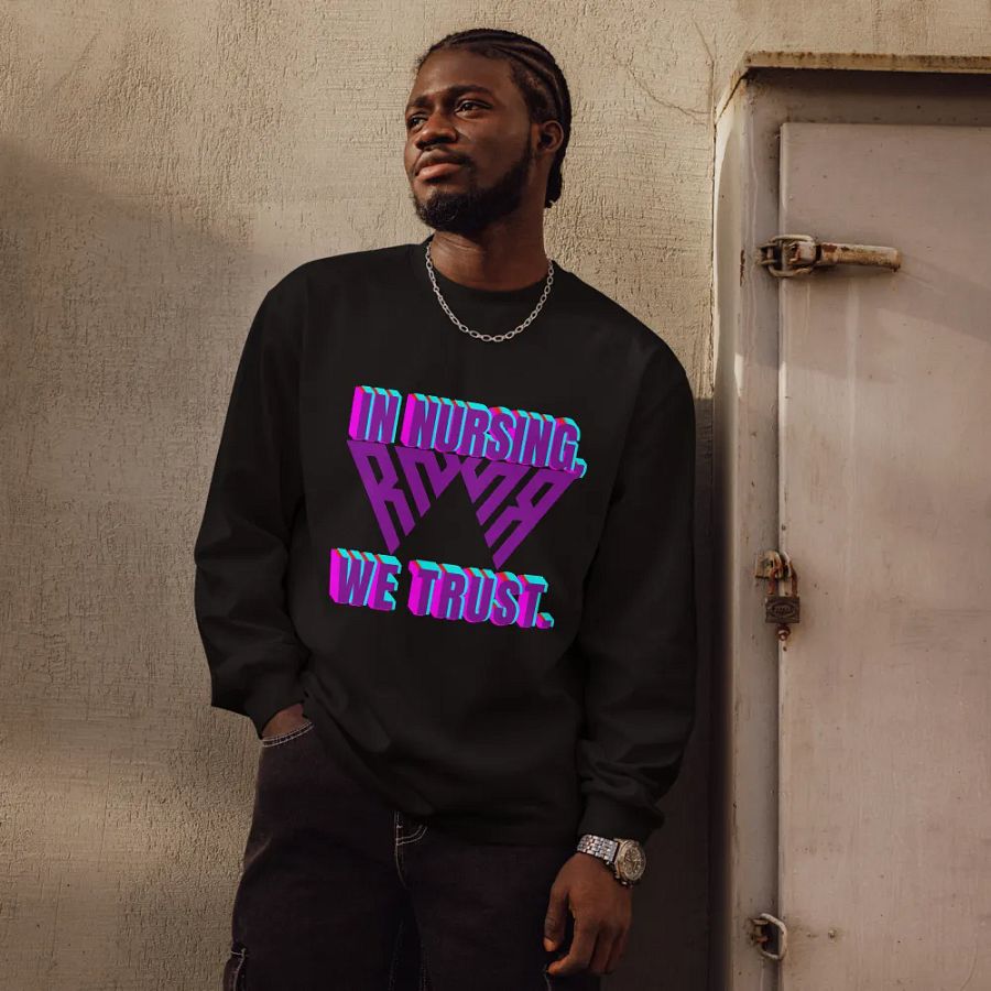Trust in Nursing Glitch Long Sleeve product image (14)