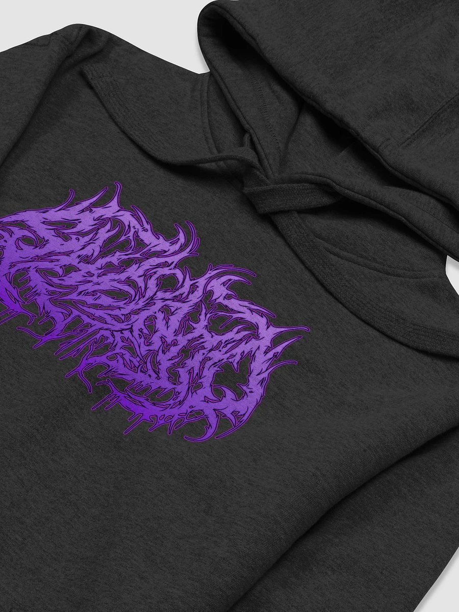 Purple Metal Logo with Cutie on back Hoodie product image (3)