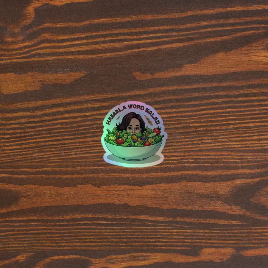 Kamala Word Salad Holographic Sticker Sheet product image (4)