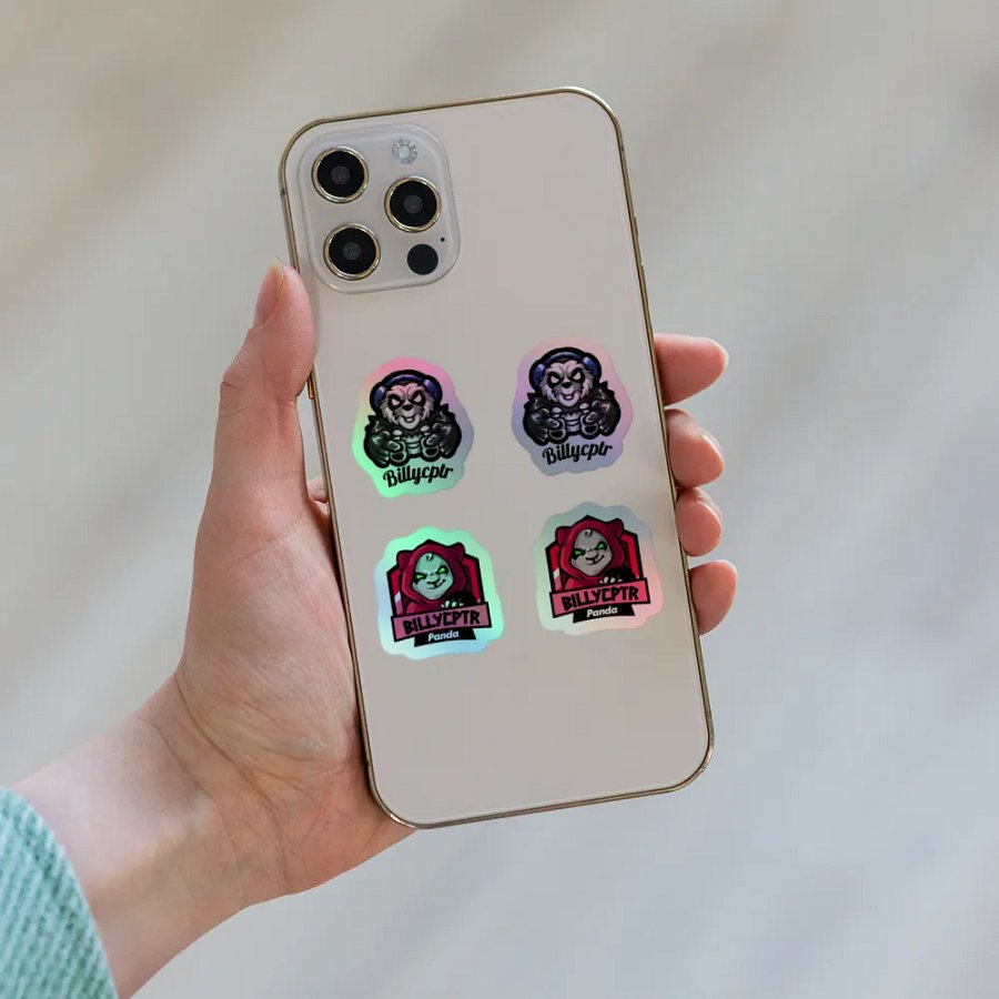 Holographic Logo Stickers product image (8)