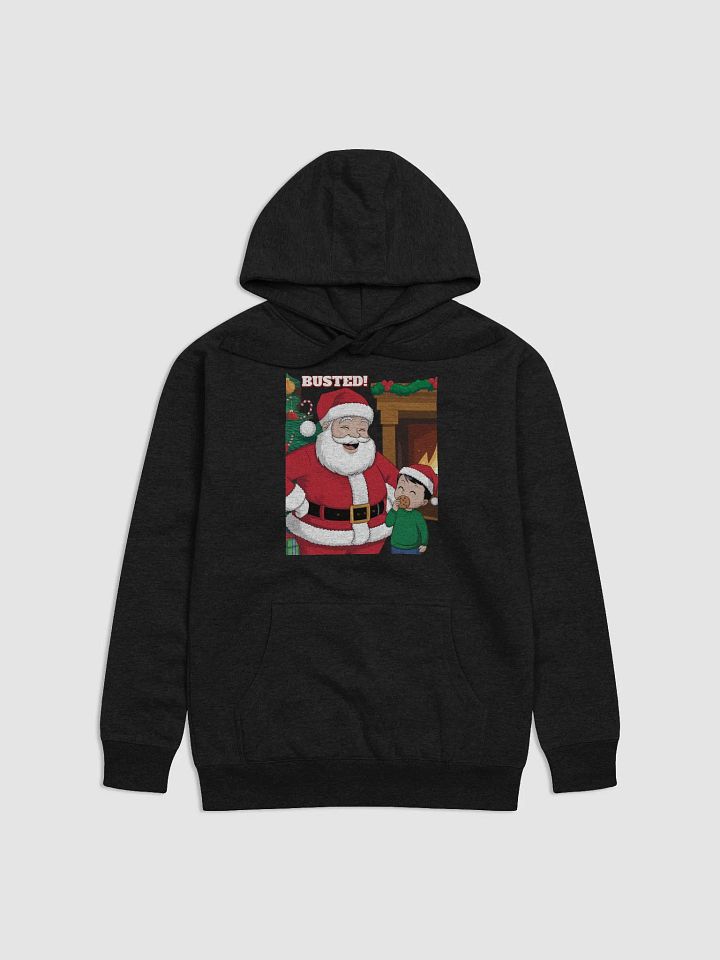 Busted! Santa Catching A Young Boy Eating His Christmas Cookies Hoodie product image (5)
