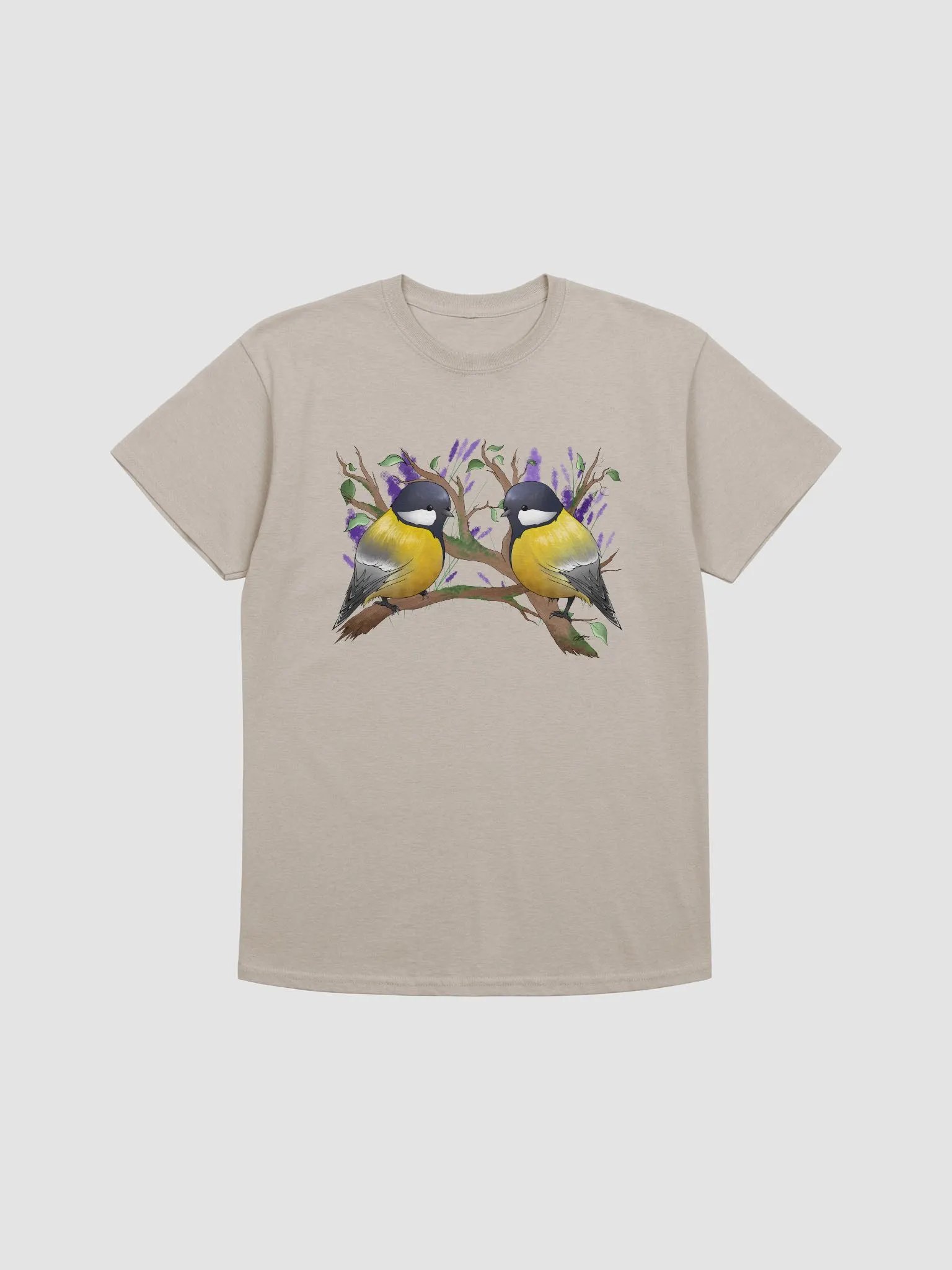 Great Tits (The Bird) Tee V1 product image (1)
