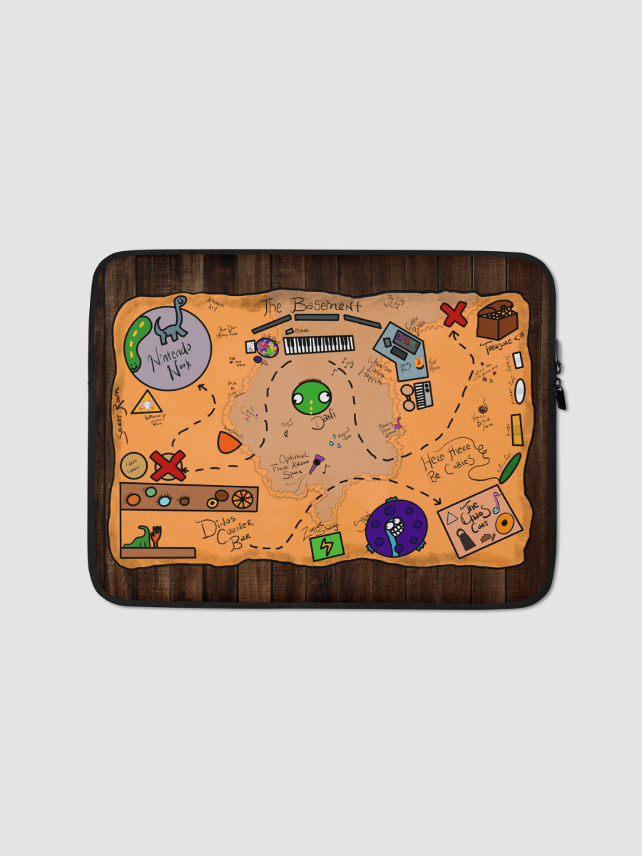 Basement Map Laptop Sleeve product image (1)