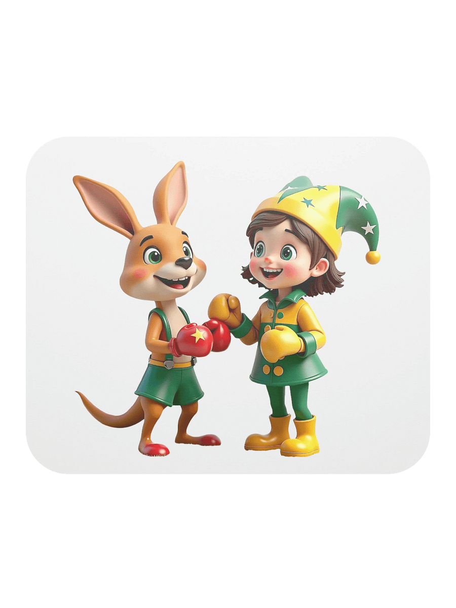 JessyJesty Australia Classic Mouse Pad – Whimsical Aussie Vibes for Your Desk product image (1)