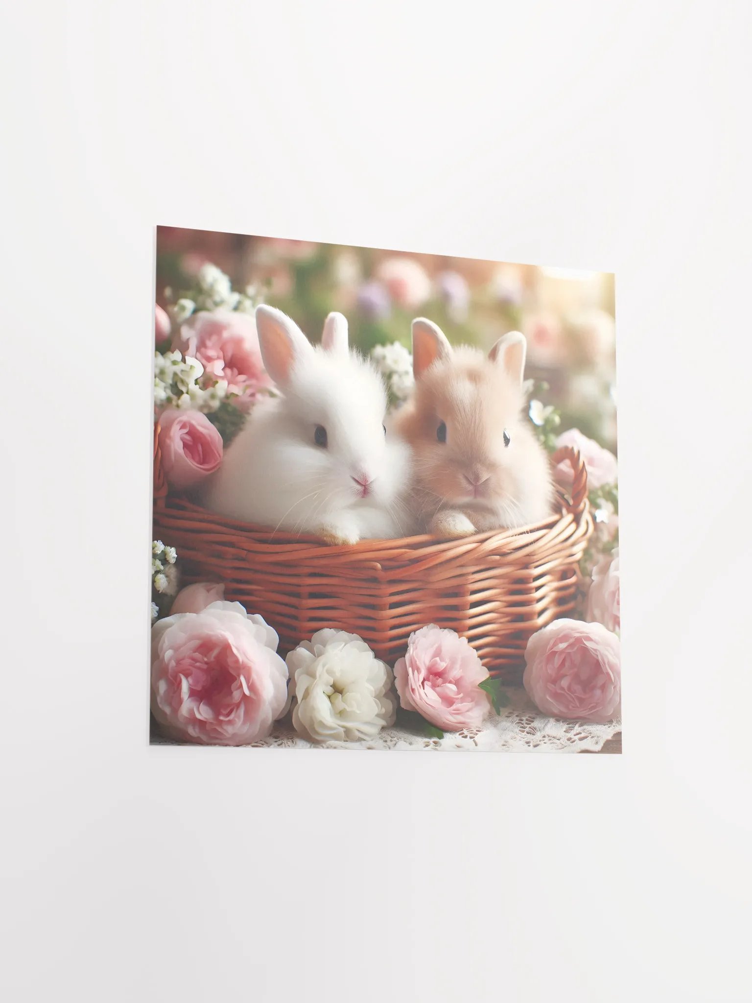 Rose Bunnies Poster Print product image (15)